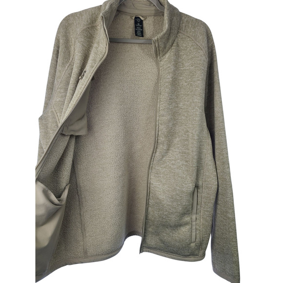 Stormtech Avalanche Men's Full Zip Fleece Jacket Oatmeal Heather Size Large NWT - Picture 5 of 7